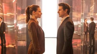 Tom Cruise e Rebecca Ferguson em Missão Impossível: Efeito Fallout
