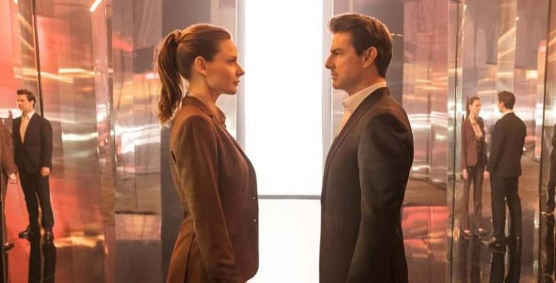 Tom Cruise e Rebecca Ferguson em Missão Impossível: Efeito Fallout