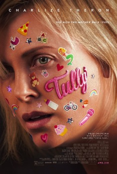 Poster do filme Tully, com Charlize Theron