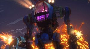 Cena da série "Love, Death & Robots", episódio "Proteção Contra Alienígenas"