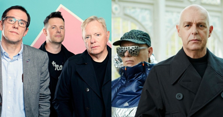 Foto Pet Shop Boys e New Order, para notícia da turnê