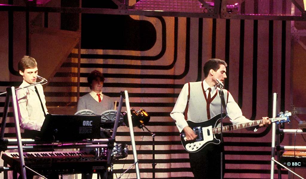 OMD, foto da banda nos anos 80