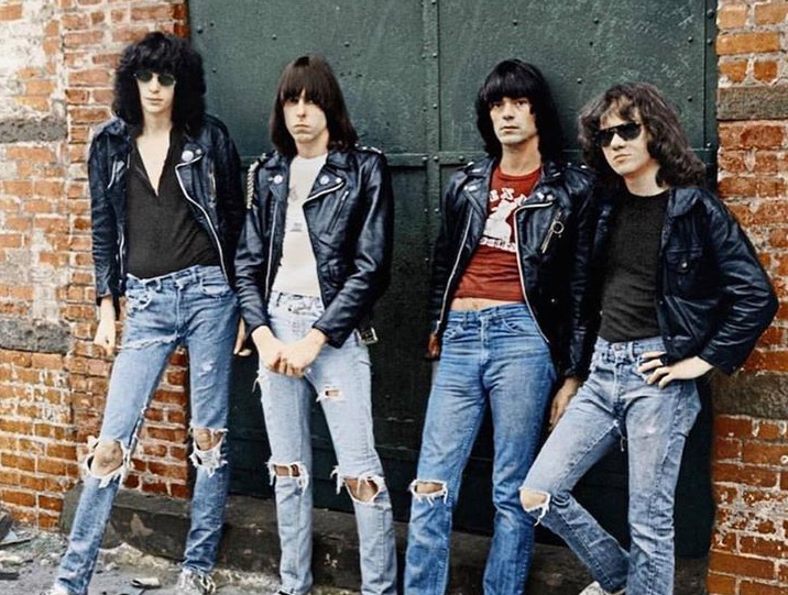 Ramones, foto da banda na década de 70