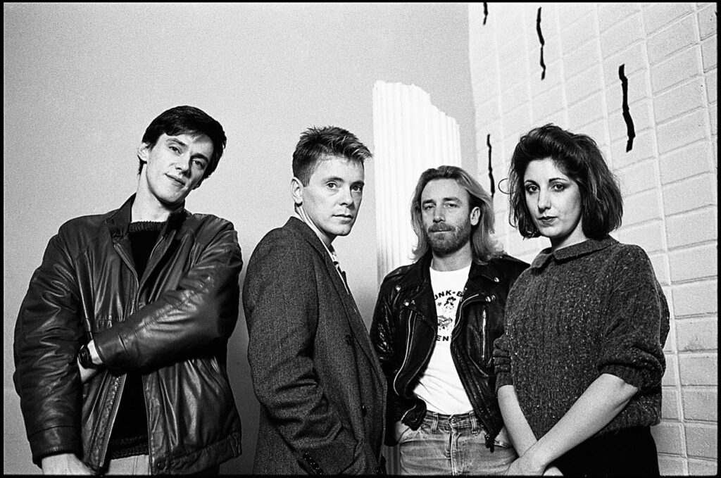 Foto do New Order em 1985