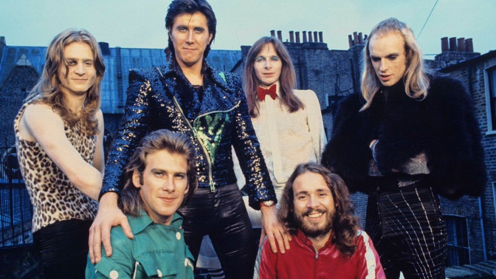 Brian Eno com o Roxy Music