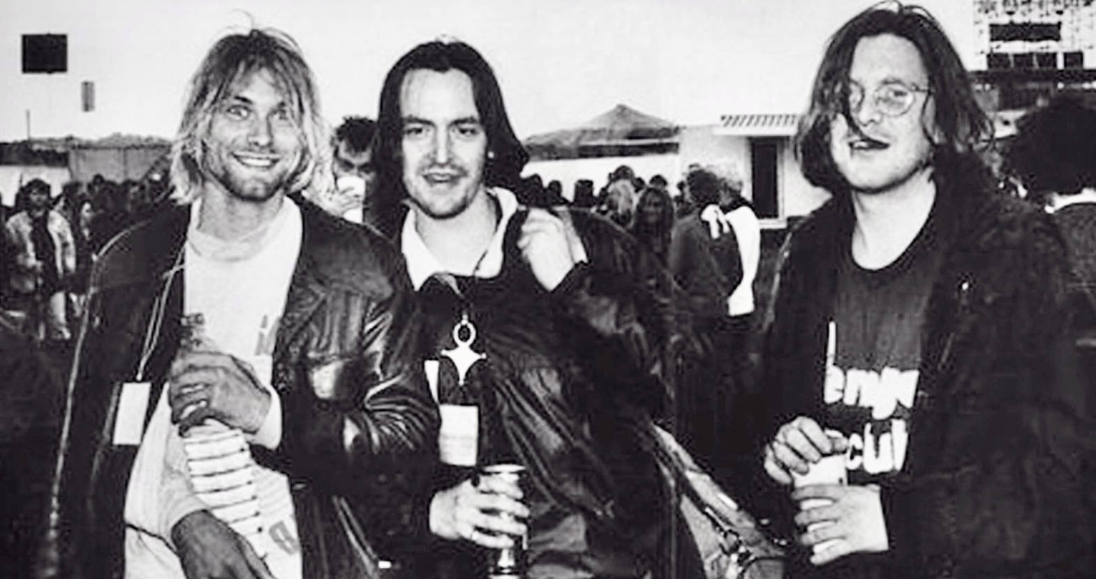 Foto de Kurt Cobain, Eugene Kelly e Norman Blake