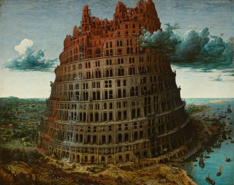 A Torre de Babel pequena, de Pieter Bruegel, o Velho