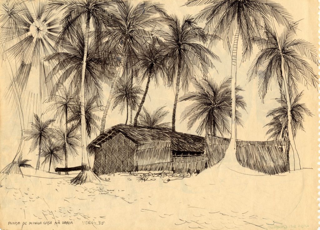 'Cabana de Coqueiros', Ilustração de John Chien Lee