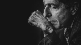 Leonard Cohen fotografado em Oslo, Noruega